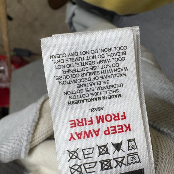 Gym Shark Sweater Mens Size Medium Gray Heathered Rest Day Essential Crew NWT - Picture 14 of 15